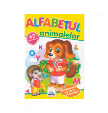 Activitati distractive. Alfabetul animalelor. 62 autocolante N*8931 (16,5X24)