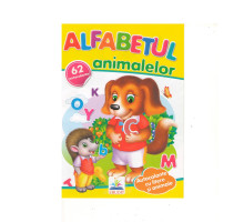 Activitati distractive Alfabetul animalelor 62 autocolante N*8931