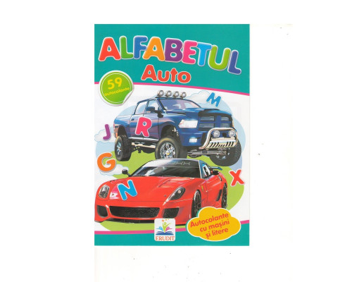 Activitati distractive Alfabetul auto 59 autocolante N*8870