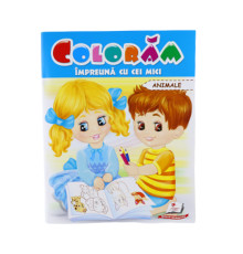 Coloram impreuna cu cei mici "Animale" N*7255 (25.5X20)