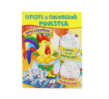 Citeste si coloreaza POVESTEA "Spicusorul" N*8818 (25.5X20)