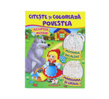 Citeste si coloreaza POVESTEA "Scufita rosie" N*8801 (25.5X20)