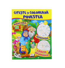 Citeste si coloreaza POVESTEA "Ridichea" N*8825 (25.5X20)