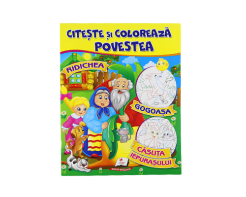 Citeste si coloreaza POVESTEA "Ridichea" N*8825 (25.5X20)