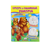 Citeste si coloreaza POVESTEA "Trei ursi" N*8795 (25.5X20)