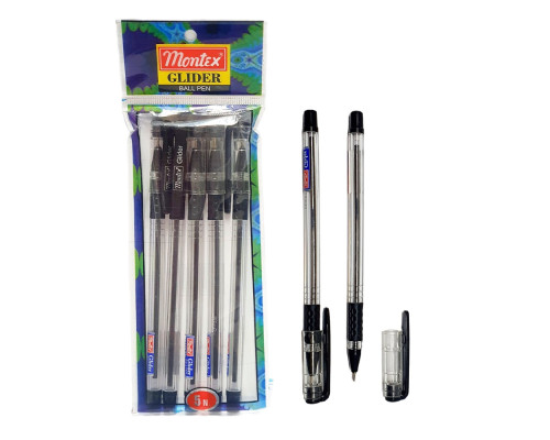 Ручка Montex Glider черная (5/100/2400)