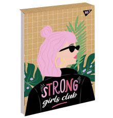 Carnet B5, 80foi, matem., lipire, Craft, "Girls" YES 151679