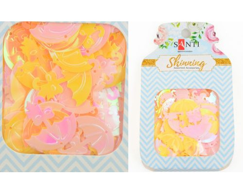 Set paiete pentru creatie "Umbrele", 12 gr., 2culori, Santi 741479