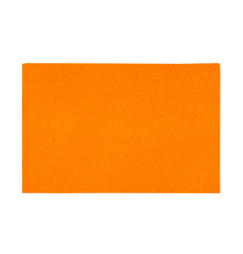 74209 Фоамиран с флоком, оранжевый, 20*30см, 10л в ОРР, EVA, флексика, 2мм. 8935 (100)