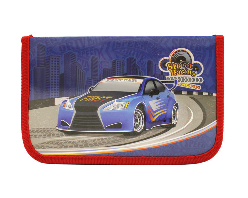 Пенал 1-яр. пустой картонный STREET RACING 7453 (12)