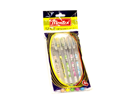 Ручка гелевая Montex Spice син. (5/100/2400)
