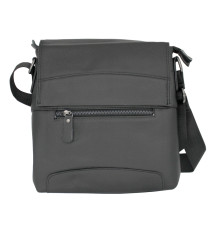 Geanta din piele artificiala, neagra/cafenie, pentru barbati, JP6613, 26*24*5cm (50)