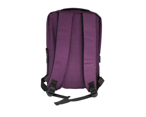 Ghiozdan textil, pentru laptop, violet, Meinaili, 46*30*7 см (50)
