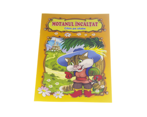Citim pe silabe "Motanul incaltat" N*5707 Citim pe silabe "Motanul incaltat" N*5707