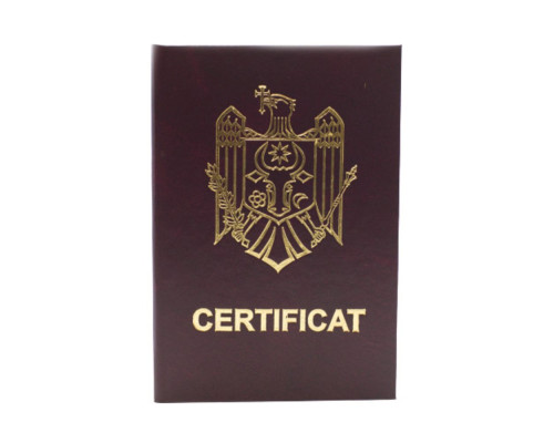 Обложка для документов "Certificat"