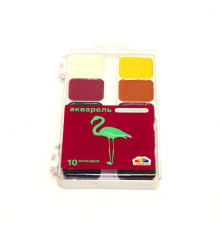 Acuarela 10 cul., plastic, "Увлечение" Gamma 200104 (15)