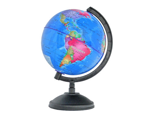 67996 Glob politic, albastru(14,16cm)