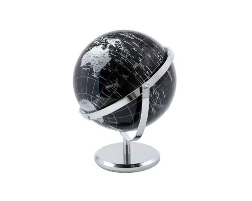 Глобус черный большой на металл. ножке 20см 20S-1 (12)