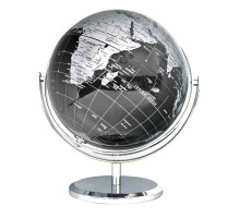 Глобус черный большой на металл. ножке 20см 20S-1 (12) Глобус черный большой на металл. ножке 20см 20S-1 (12)