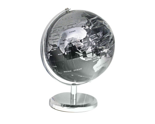 Glob negru cu suport din metal 14 cm 9189 (24) Glob negru cu suport din metal 14 cm 9189 (24)