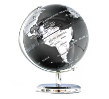 Glob negru cu suport din metal 14 cm 9189 (24) Glob negru cu suport din metal 14 cm 9189 (24)