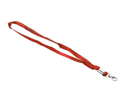 Шнурок для бэйджа WJ 3002-G красный