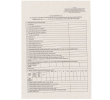 Fisa personala de evidenta veniturilor, A4, carton