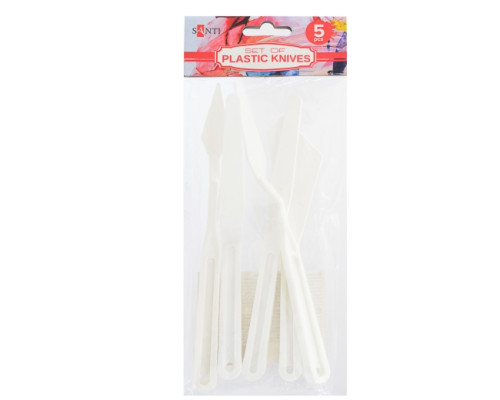 Set cutit "Santi" 5 buc plastic 310800