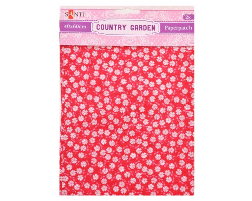 Бумага для декупажа, Country garden, 2 листа 40*60 см 952507