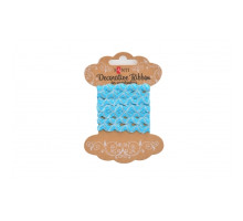 Panglica decorativa "Val albastru cu ata de argint", 2m. 741382