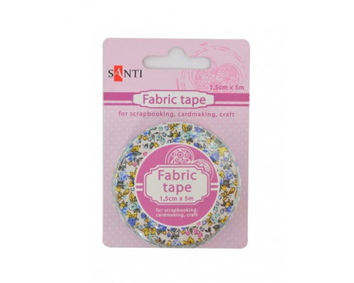 Lenta textila adeziva "Albastrele de camp" , 1.5cm*5m, 740157