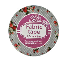 Lenta textila adeziva "Vise de pomusoare" 1.5cm*5m, 740153