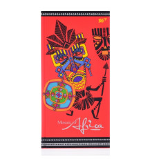 Carnet 100*200/96 f. matem., neon-soft touch lac "African style" YES 151357