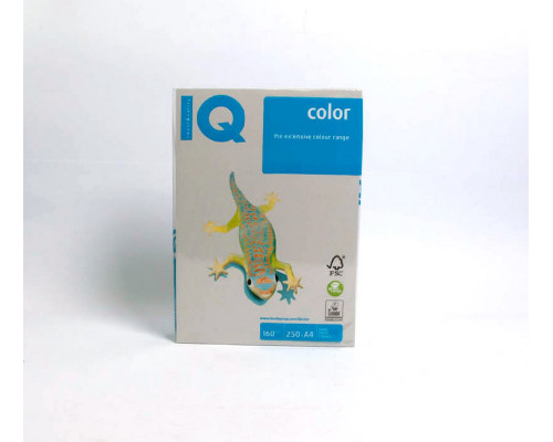 71866 Бумага A4 cерая "IQ-Color"160g/m2, 250л, GR21