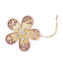 Set flori decorative din lemn, 2 buc, 10 cm, 781-925