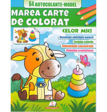 Marea cartea de colorat +64 autocolante "Celor mici" N*6593