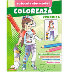 Coloreaza+autocolante "Veronica" N*9652