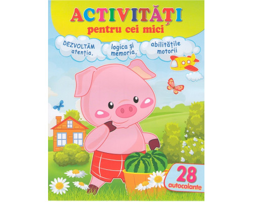 Activitati pentru cei mici "Purcelus" +28autocolante N*7200