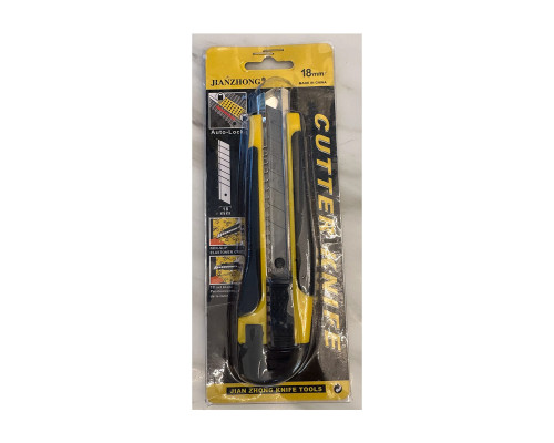 Cutit de birou 18 mm, mâner cauciucat 286 (24/240)