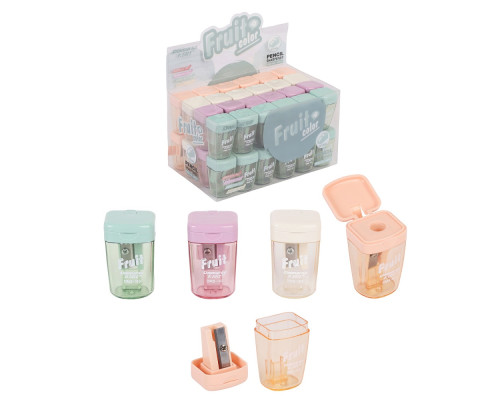 Ascutitoare cu o gaura cu container Fruit DMS-163 (48/2304) Ascutitoare cu o gaura cu container Fruit DMS-163 (48/2304)