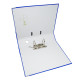 Biblioraft A4+, 7,5 cm, PP/hartie, albastru, HJ-205F (50)