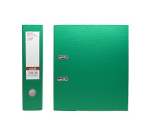 Папка-регистратор A4+, 7,5 см, ПП/бумага, зеленая, HJ-205F (50)