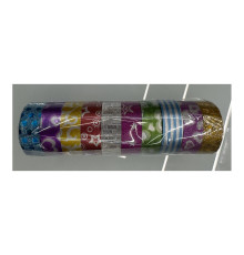 40142 Banda autoadeziva, lucioasa, cu desen asorti, 2,5m, (10/200)