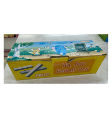 Мел белый квадратный, 100шт (20)