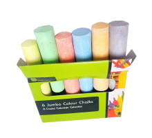 Мел цветной круглый, JUMBO 6шт (72)