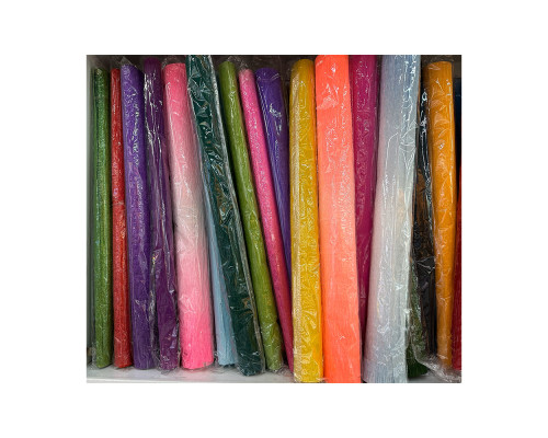 Set hartie creponata 0,5*2,5m , 100buc, 10 culori