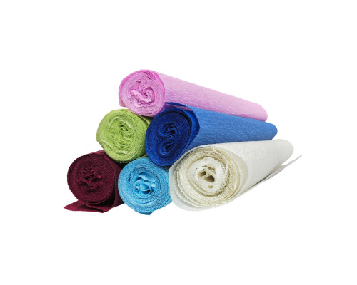 Set hartie creponata 0,5*2,5m , 100buc, 10 culori
