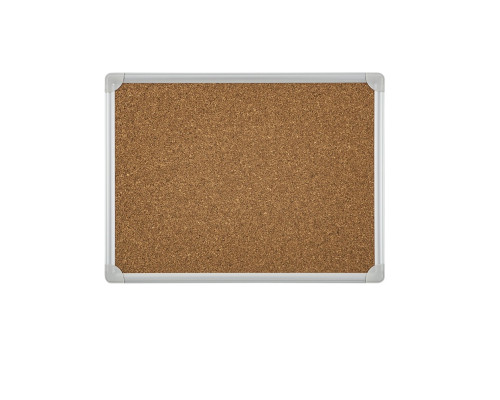 Доска пробковая, двухсторонняя в алюминиевой раме, 60x90 см