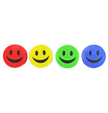 Burete pentru tabla, smile pe magnet D9.5cm (12/480)