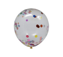 Baloane cu confeti multicolore 100buc (200)